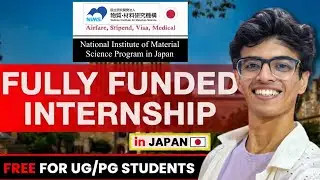 NIMS Internship Program 2026 🇯🇵  Fully Funded Research Internship in Japan  Stipend + Housing