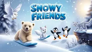 Arctic Friends: A Magical Winter Journey | Snowy Homes of Animals! | Nursery Rhyme & Kids Songs
