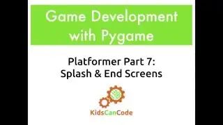 Платформер от Pygame, часть 7: Заставка и финальные заставки.