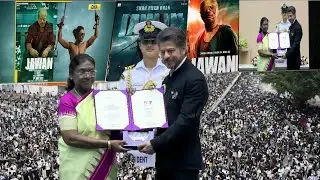 Shah Rukh Khan Receives National Award For Jawan Movie | 71st National Film |Shahrukh Khan | King 
