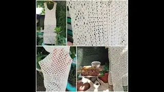 Rochie de plaja crosetata - PRIMA PARTE