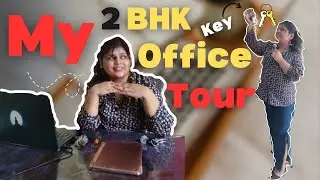 Finally Got My 2BHK Flat for Office  | Empty Flat Tour | @vibesbypuja
