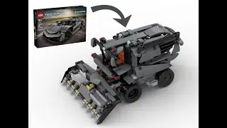 LEGO 42173 MOC - Gray combine harvester