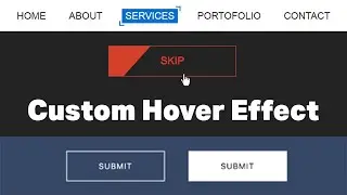 Custom Hover Effect Use | HTML & CSS | Bangla tTutorial