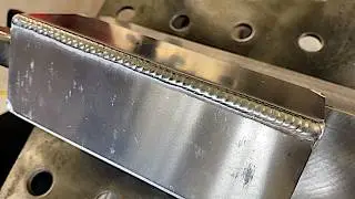 Clear #7 TIG Cup on Aluminum