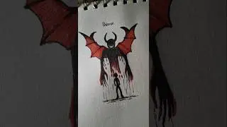 How to draw body with ( Demon & Angel ) ✨️ #drawing #howtodraw #art #sketchbook #shorts