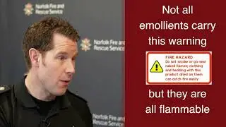 Understanding the fire risks of emollient skin products