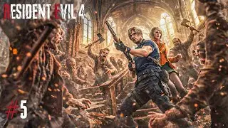 CAN I PROTECT HER FROM THIS ZOMBIE HORDE? | RESIDENT EVIL 4 GAMEPLAY #5