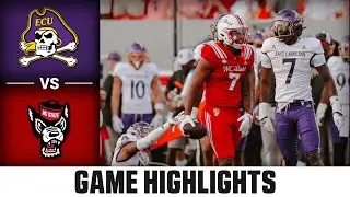 East Carolina Pirates vs. NC State Wolfpack Game Highlights | 2025 ACC Football