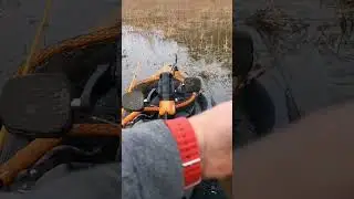 Hows it really paddle? - Paddling my Old Town Sportman 120 through so thick grass..