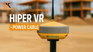 Topcon Hiper VR - How to Plug and Unplug Power