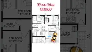 32 X 33 HOUSE PLAN,32 BY 33 HOME PLAN #shorts #homedesign #gharkanaksha #trendingshorts #housedesign