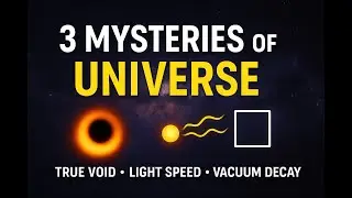 True Void, Speed of Light & Vacuum Decay &mdash; 3 Mysteries of the Universe