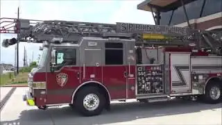 Spring Fire Ladder 75 & Medic 56 Respond [Spring Fire Department] [Cypress Creek EMS]