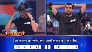 ACERTA OU CAIA: Rico perde duelo com Lucas e desespera ao cair no buraco