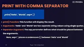 Python - Print Statement-Code Walkthrough - Part 3 | Kids teach programming | #education #coding
