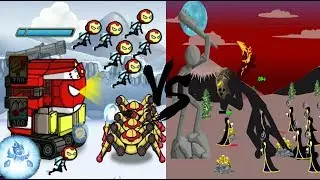 ► HERO WARS Super Stickman Defense vs Stick War Legacy