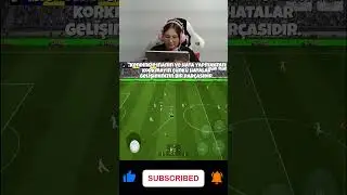 HATA YAPMAKTAN KORKMA!! #efootball #pes  #football  #pesmobile