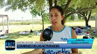Comienzo de la Escuela de Verano Municipal en Tunuyán 