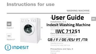 How to Use Indesit IWC 71251 Washing Machine | Daily Guide to Wash Programs & Settings