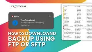 Fast & Secure WordPress Backup Download via FTP/SFTP Using WP STAGING