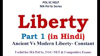 Liberty: Ancient vs Modern by Benjamin Constant : MA Political Science