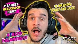 HEADSET IMPORTADO INCR&Iacute;VEL! UNBOXING HEADSET H807 DA HELLCRACK