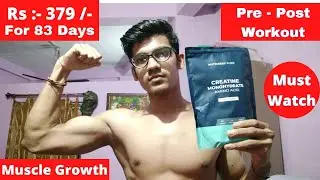 CREATINE  || Nutrabay Pure Creatine Monohydrate Amino Acid || Creatine review || Nobi ||