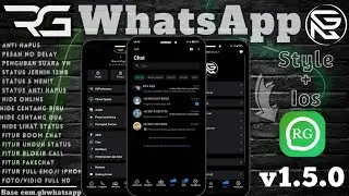 RGWhatsApp + IOS v1.5.0 New Update || RGWhatsApp v1.5.0 || WhatsApp Mod Terbaru 2024 || V1.5.0