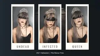 Easy Halloween Look 2021 - Infected Queen  Tutorial | This Raizza Tries
