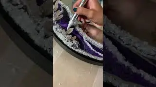 My last resin geode tutorial in 15 seconds 💜✨