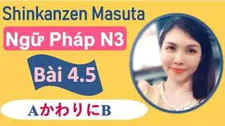 Ngữ pháp N3 - Shinkanzen Masuta - Bài 4.5 ～かわりに