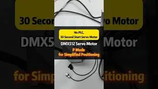 No Need PLC, DMX512 Servo Motor,P Mode #Stage #DMX512 #MA #Madrix #XMatrix #ServoMotor