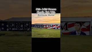 Ohio Artist Honors Charlie Kirk With Barnside Mural #Dayton