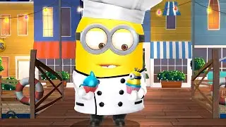 Baker Minion completed level 486 - collect 9000 bananas ! Minion rush gameplay HD