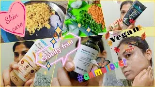 My skin care routine// cruelty free beauty products  #veganproduct || #alittlemoree