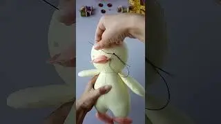 Making A Stuffed Duck 🦆 #sewingprojects #handmade