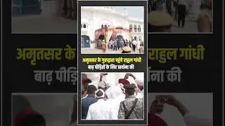 Rahul Gandhi | Punjab Flood | Gurudwara 🙏🙏