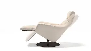 Leder Relaxsessel SANTANA - Minimalistisches Design und maximaler Komfort | Sofanella