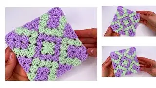 NEW Granny Square Pattern - Step by step Crochet Tutorial