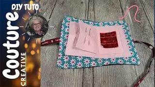 Coudre un CARNET spécial AIGUILLES avec Déco Papillon, Rangement & Sécurité à l'Atelier ©A63