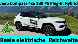 Jeep Compass Plug-In Hybrid - Test der elektrischen Reichweite