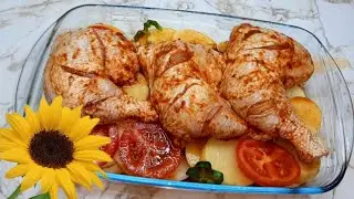 I will never stop cooking chicken thighs this way, juicy, healthy and delicious!!
