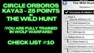 Hordes Army List - Circle Orboros - Kaya3 in Wild Hunt - Warpwolf Warfare!!!