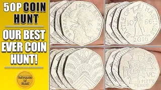 Our BIGGEST UK 50p Coin Hunt – Amazing Rare Coins Found!