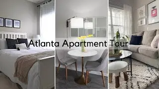 My $1200 Atlanta Apartment | Fully Furnished ATL Apartment Tour | Modern, Cozy, & Affordable D&eacute;cor