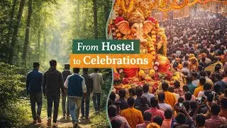 From South Asian University to Ganesh chaturthi Celebration || #btech #btechlife #ganeshchaturthi 