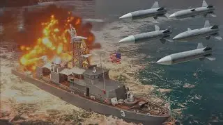 USS Hurricane (PC-3) and USS independence (LCS - 2 ) with hypersonic and cruise missiles of USA 🇺🇸