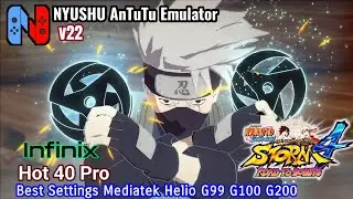 Naruto Ultimate Ninja Storm 4 - Yuzu Nyushu AnTuTu Emulator Android - Mediatek Helio G99 G100