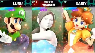 Super Smash Bros Ultimate Amiibo Fights Request Luigi vs Wii Fit vs Daisy